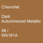 Preview: Chevrolet, Dark Autumnwood Metallic, 56 / WA161A.